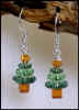 Erinite & Peridot Gold Top Christmas Tree 