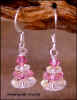 Rose & Crystal AB Christmas Tree Earrings #20