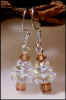 Crystal AB Christmas Tree Earrings