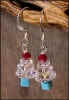 Southwestern Crystal Christmas Tree Earrings
