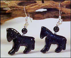 Blue Goldstone Horse