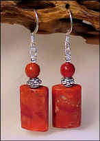 Red Sponge Coral Rectangle