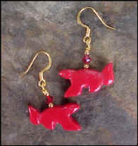 Red Squirrel�w/Siam Swarovski in gold