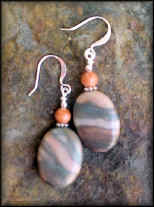 African Art Jasper Oval