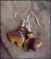Mookaite Zuni Bears