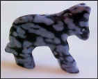 Snowflake Obsidian Horse