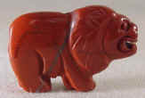 Red Jasper  Lion Pendant Bead