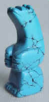 TQ Standing Bear Pendant Bead