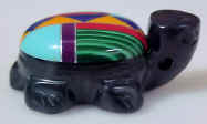 Inlaid�drilled TURTLE Pendant Bead 