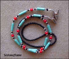 Turquoise Tube & Coral 0822EC7