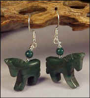 0212H8a African Jade Horse