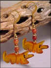 Wolf Earrings