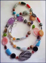 Multi Gemstones Shapes Necklace