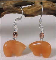 Red Aventurine Bear