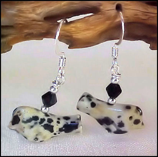 Dalmatian Bird�Earrings