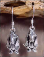 Silver Pewter Basset Hound