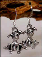 Silver Pewter Sitting Dog