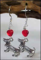 Silver Pewter Dachshund