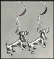 Silver Pewter Dachshund