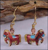 Cloisonne Earrings