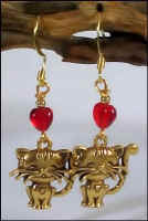 Gold Pewter Happy Cat