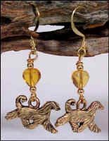 Gold Pewter Afghan Hound