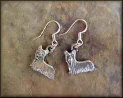 Silver Pewter Yorkie  1202Y7 